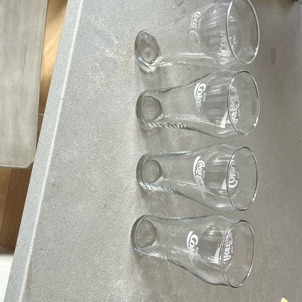 Coca Cola 16 oz glasses